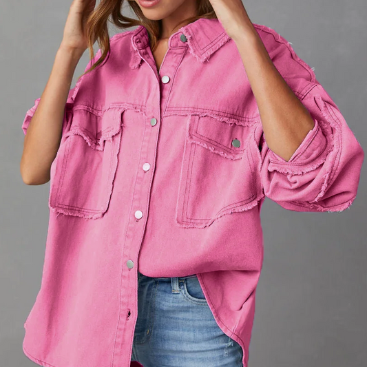 Ella - Stylish Denim Jacket with Classic Silhouette and Modern Details 1