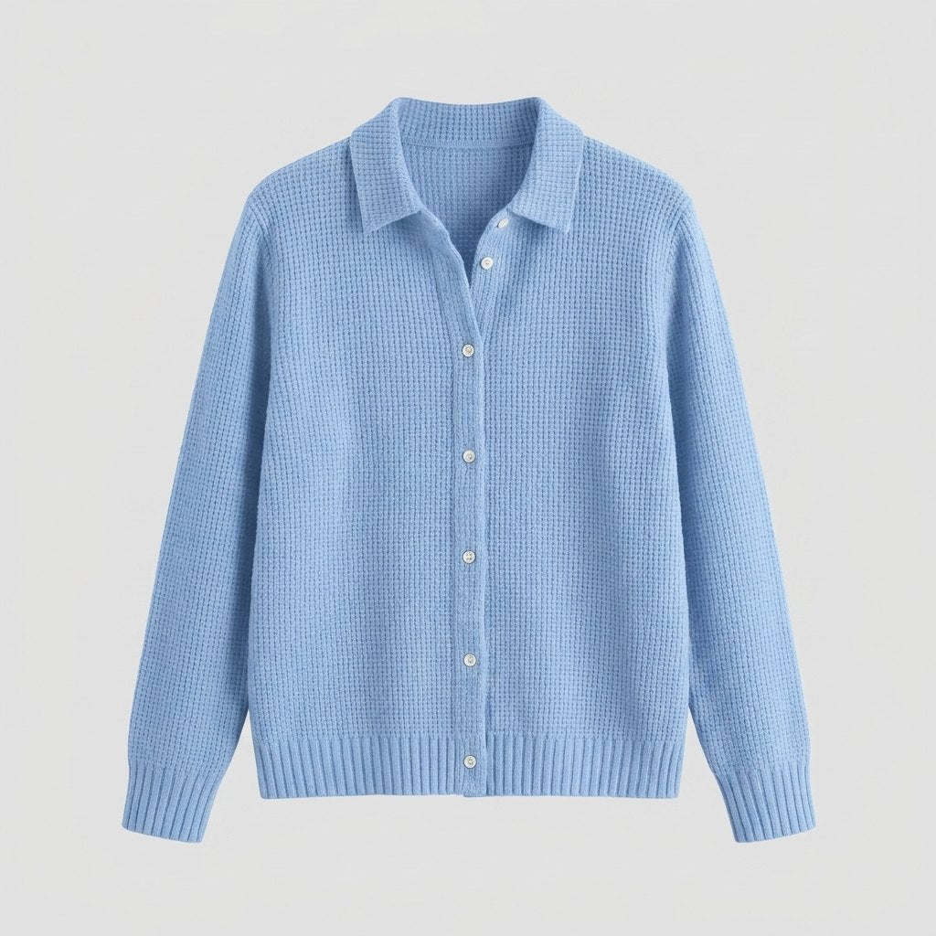 Fiora Long Cardigan Sweater - Soft Cotton Blend with Classic Button-Down Front 5