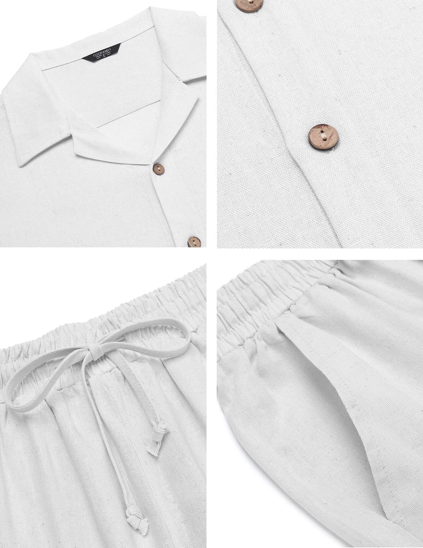 Kai Collection - Relaxed Fit Two-Piece Linen Outfit for Summer Comfort 5
