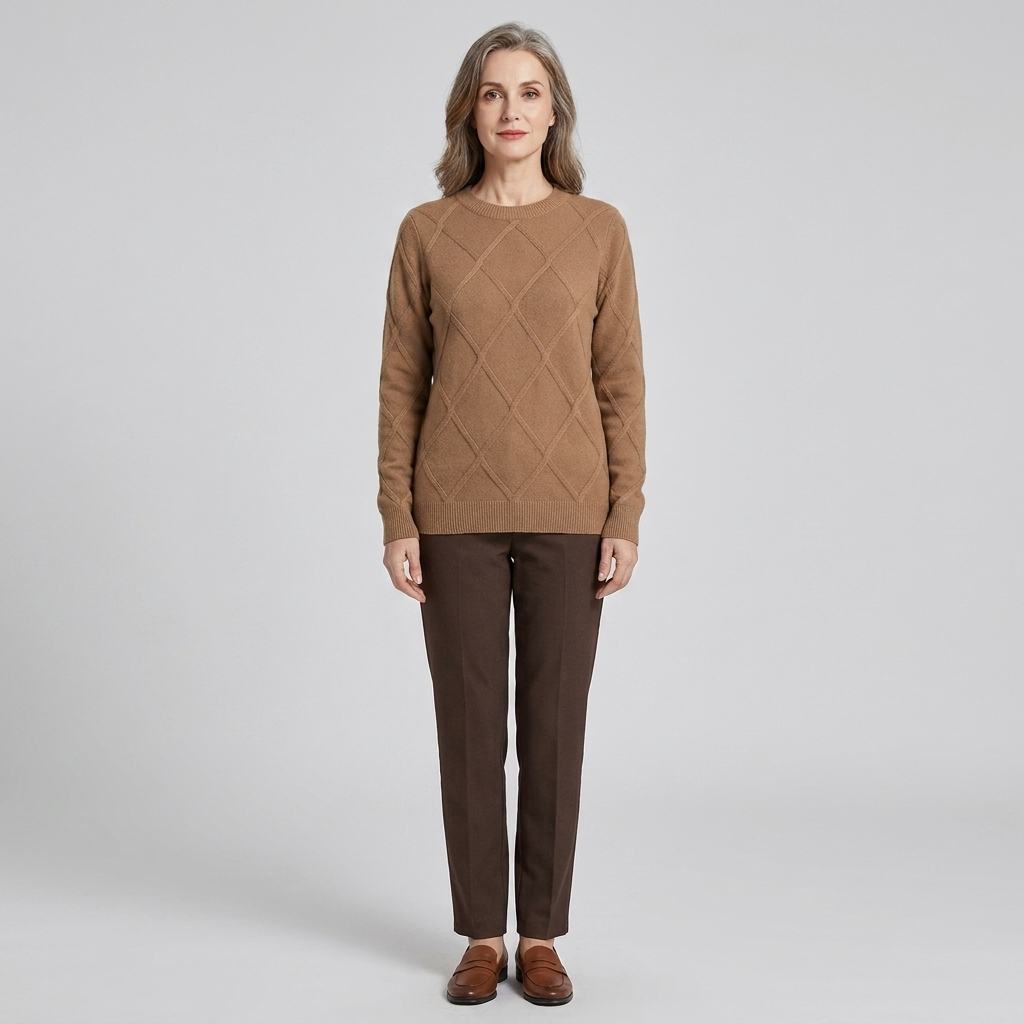 Nexus Cashmere Sweater - Soft Warm Blend With Ribbed Cuffs & Hem 10