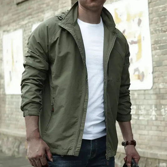 Versatile Lightweight Transitional Jacket - Breathable Water-Resistant Blend for All Seasons 1
