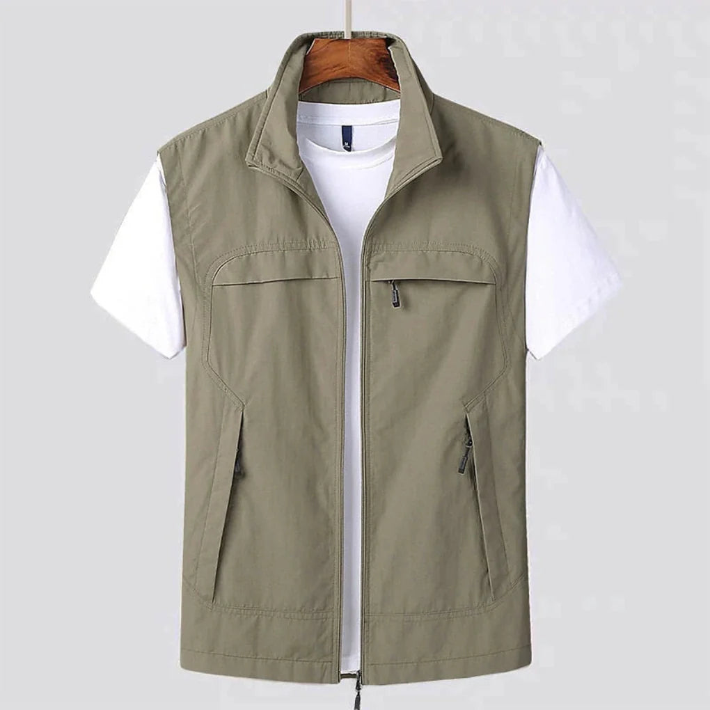 ActiveGear - Quick-Dry Hiking Vest with Mesh Panels and Multiple Pockets 3