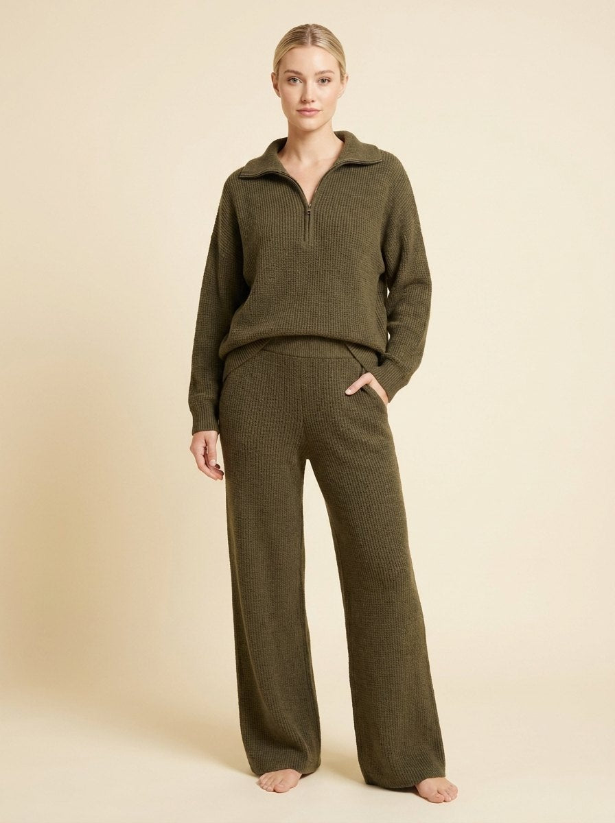 Aeria Women's Loungewear Set - Soft Two Piece Sets for Relaxed Fit Style 1