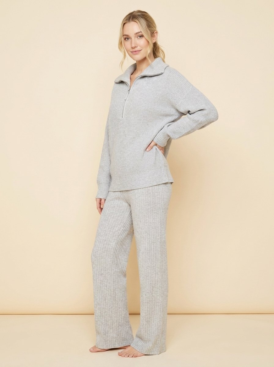Aeria Women's Loungewear Set - Soft Two Piece Sets for Relaxed Fit Style 3