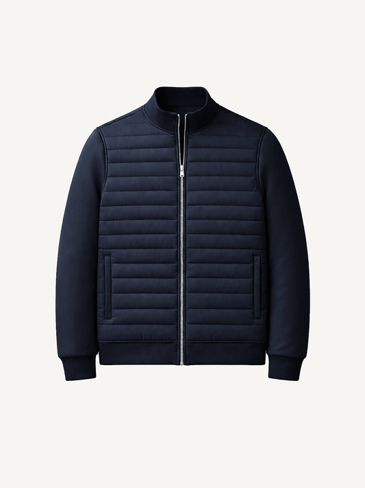 AeroFlex Quilted Jacket - Lightweight Breathable Mid-Season Outerwear with Zippered Pockets 0