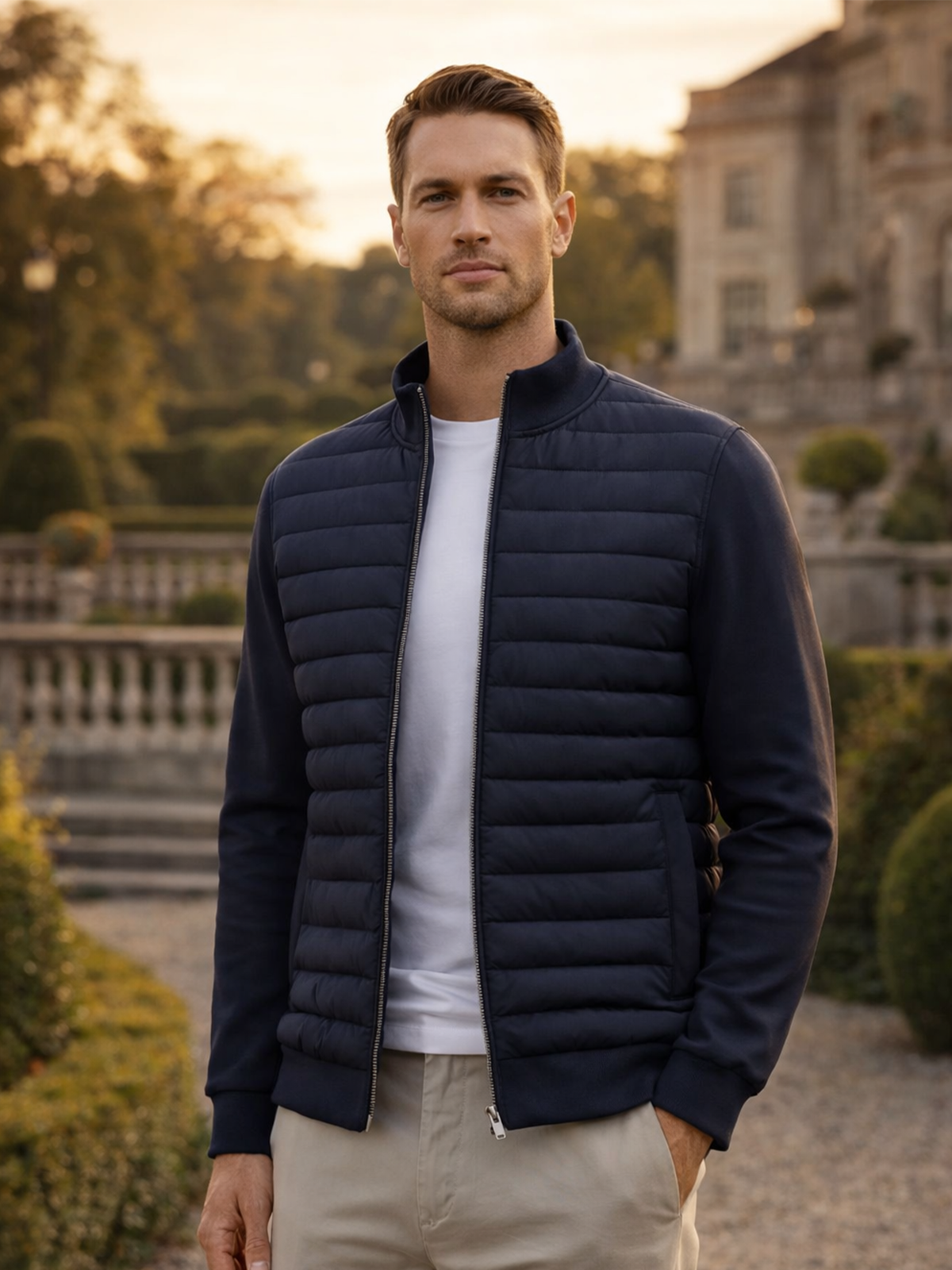 AeroFlex Quilted Jacket - Lightweight Breathable Mid-Season Outerwear with Zippered Pockets 1