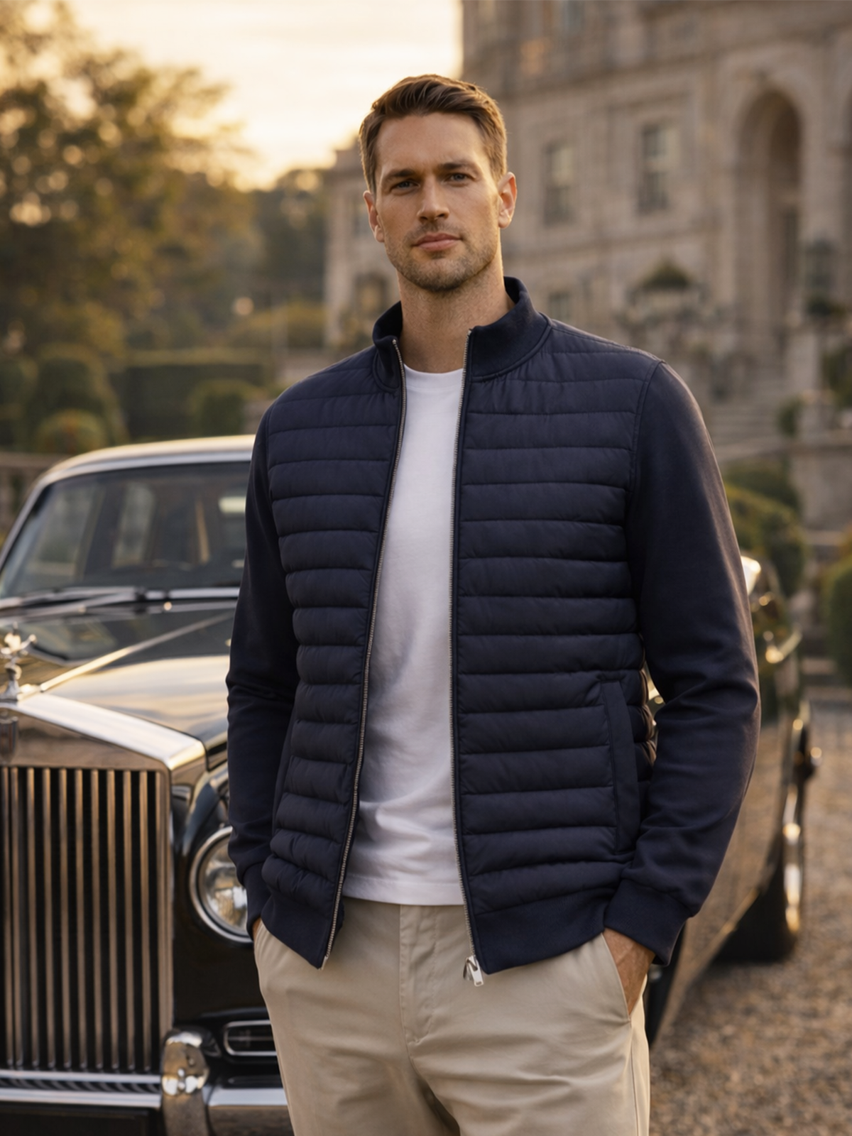 AeroFlex Quilted Jacket - Lightweight Breathable Mid-Season Outerwear with Zippered Pockets 4