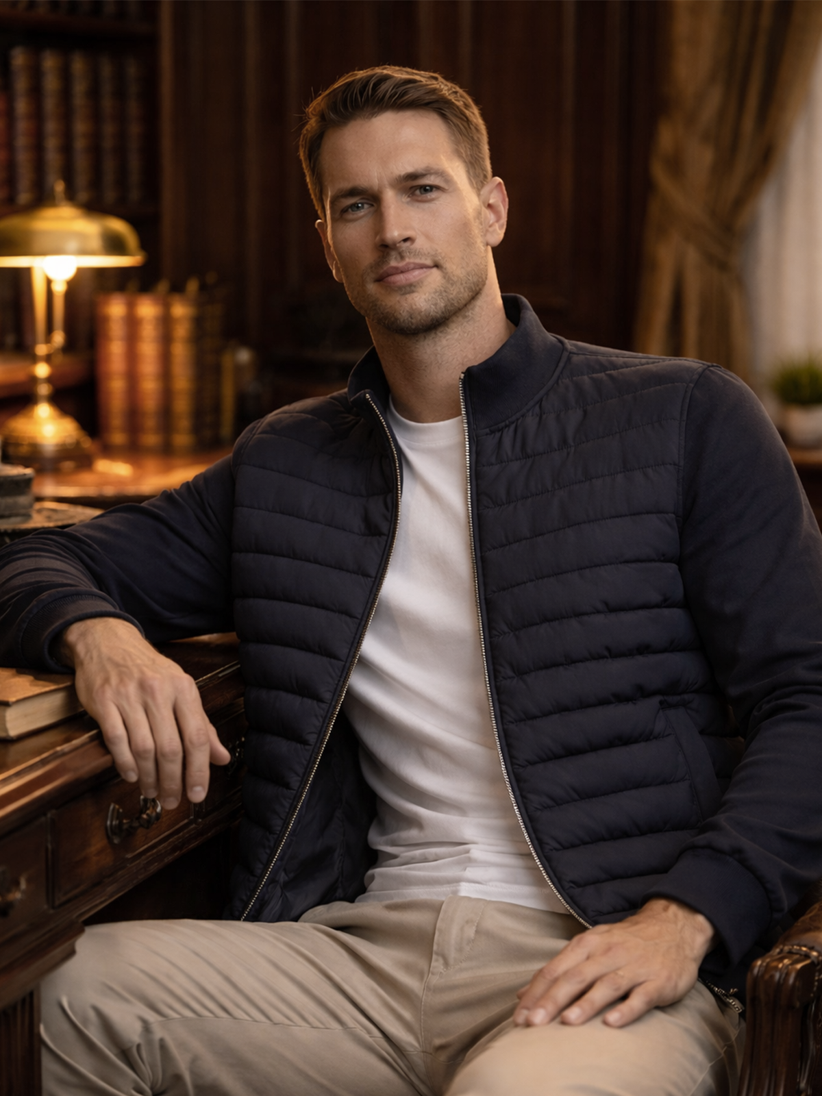 AeroFlex Quilted Jacket - Lightweight Breathable Mid-Season Outerwear with Zippered Pockets 6
