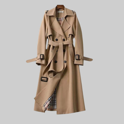 Aleah Classic Trench Coat - Lightweight Tailored Fit for Transitional Weather 0