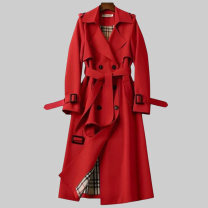 Aleah Classic Trench Coat - Lightweight Tailored Fit for Transitional Weather 1