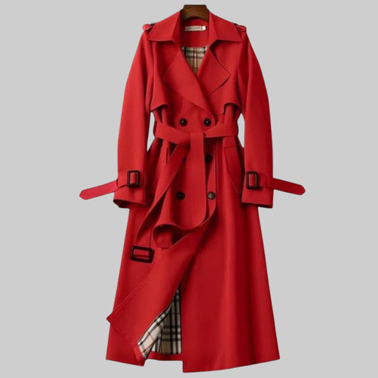 Aleah Classic Trench Coat - Lightweight Tailored Fit for Transitional Weather 1