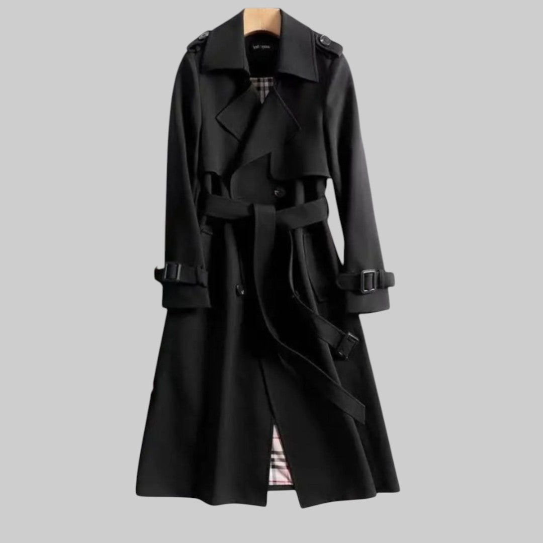 Aleah Classic Trench Coat - Lightweight Tailored Fit for Transitional Weather 3