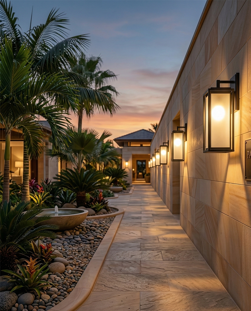 Outdoor Wall Lantern with Frosted Panel Frame – Dark Grey