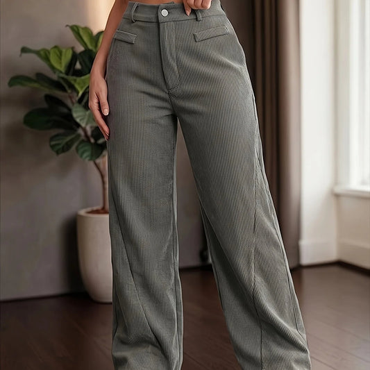 Beatrix women's high-waist wide-leg trousers