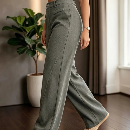 Beatrix women's high-waist wide-leg trousers