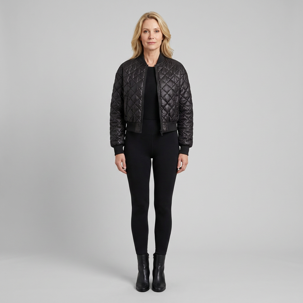 Branford Quilted Bomber Jacket - Lightweight Modern Fit for Versatile Styling 0