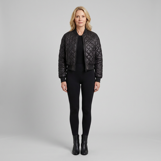 Branford Quilted Bomber Jacket - Lightweight Modern Fit for Versatile Styling 0