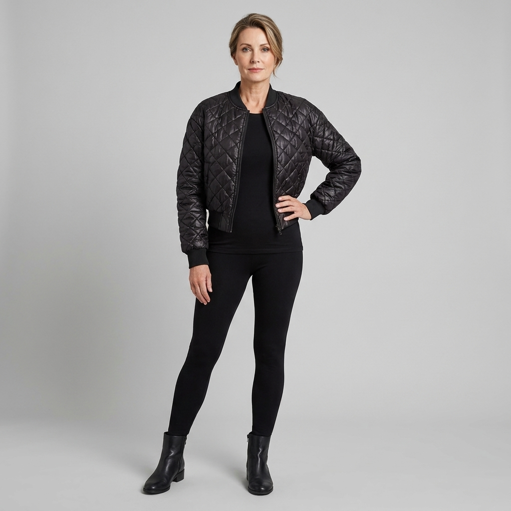 Branford Quilted Bomber Jacket - Lightweight Modern Fit for Versatile Styling 1