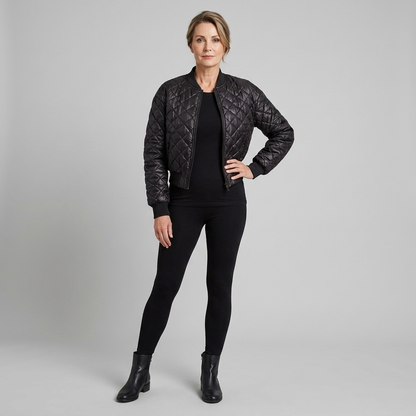 Branford Quilted Bomber Jacket - Lightweight Modern Fit for Versatile Styling 1
