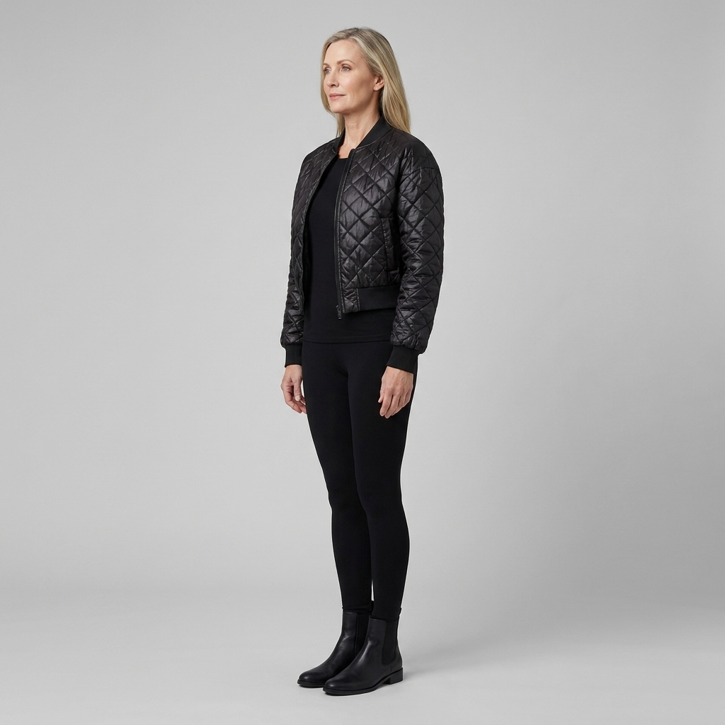 Branford Quilted Bomber Jacket - Lightweight Modern Fit for Versatile Styling 2
