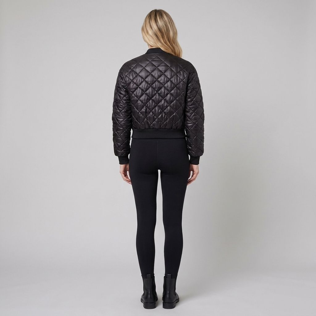 Branford Quilted Bomber Jacket - Lightweight Modern Fit for Versatile Styling 3