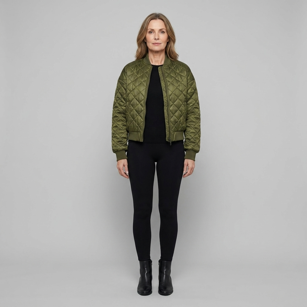 Branford Quilted Bomber Jacket - Lightweight Modern Fit for Versatile Styling 7