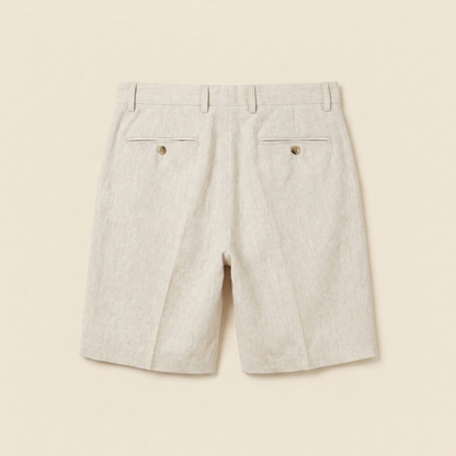 Brenlin Linen Bermuda Shorts - Relaxed Fit Casual Summer Style with Pockets 4