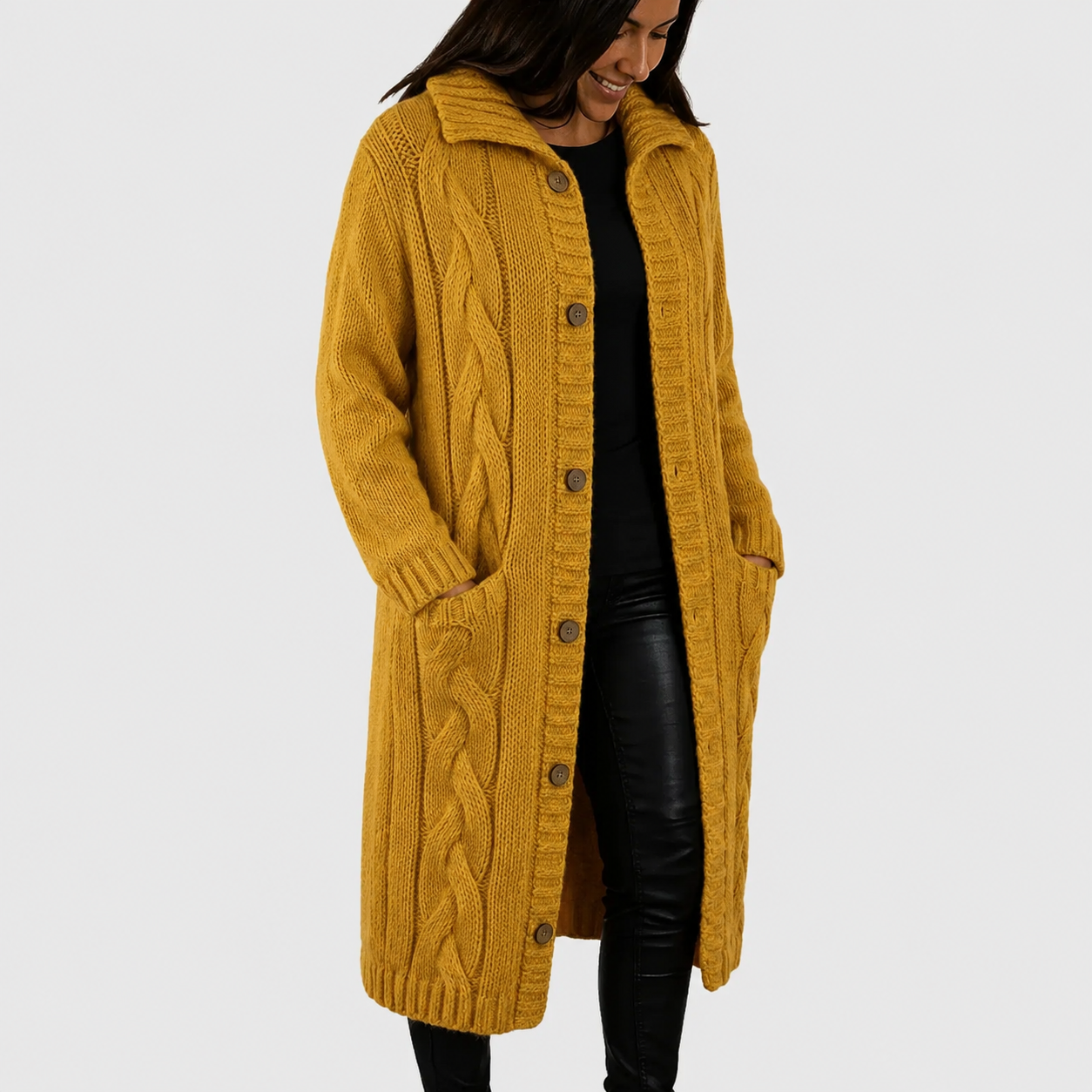 Cadence Elegant Cosy Coat - Soft Structured Design, Flattering Fit, Warmth 2