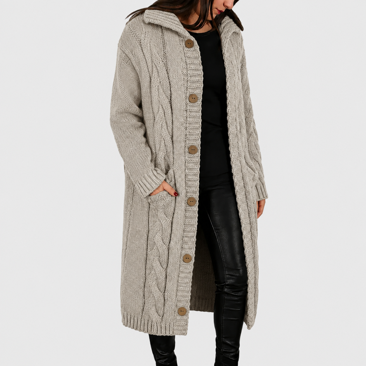 Cadence Elegant Cosy Coat - Soft Structured Design, Flattering Fit, Warmth 5