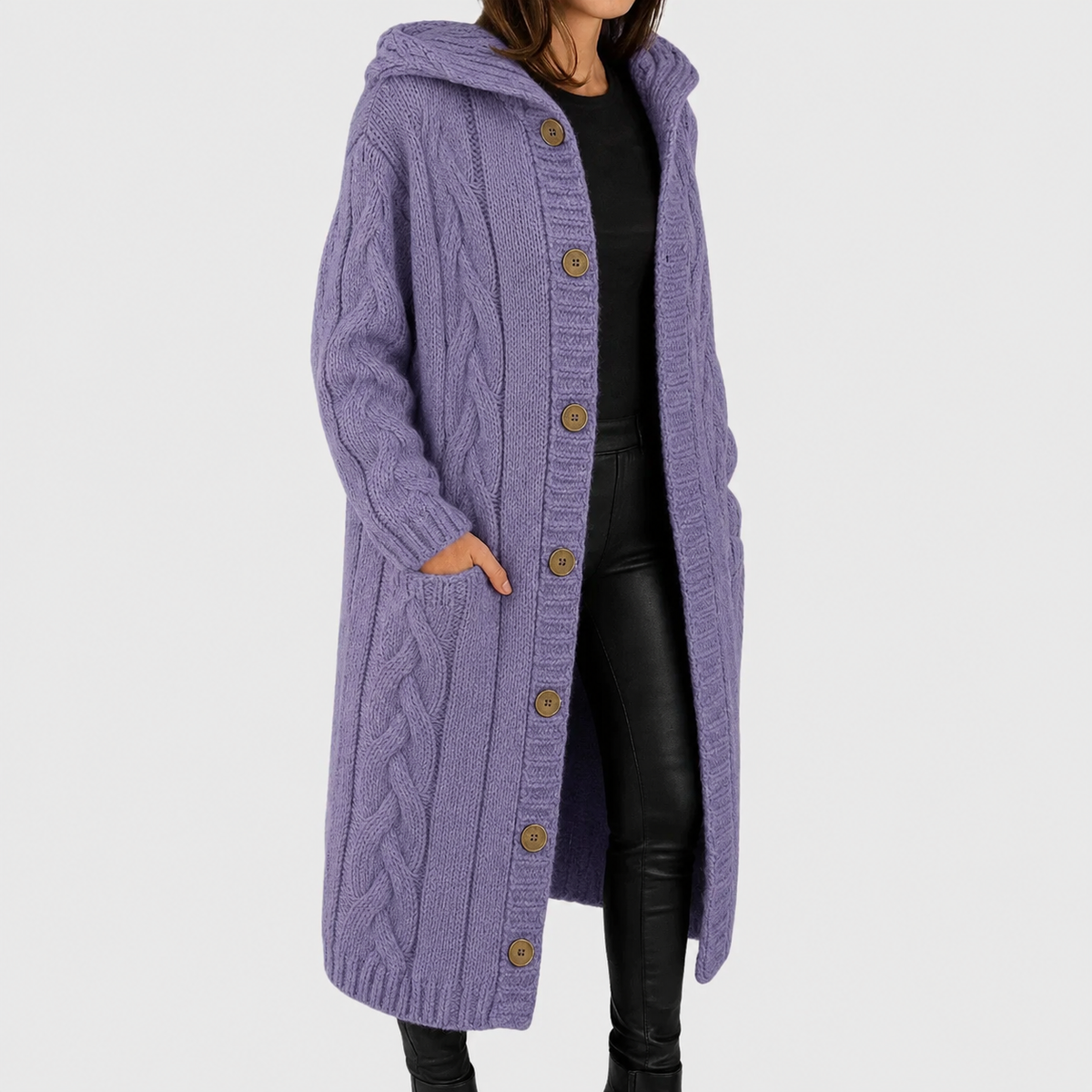 Cadence Elegant Cosy Coat - Soft Structured Design, Flattering Fit, Warmth 6