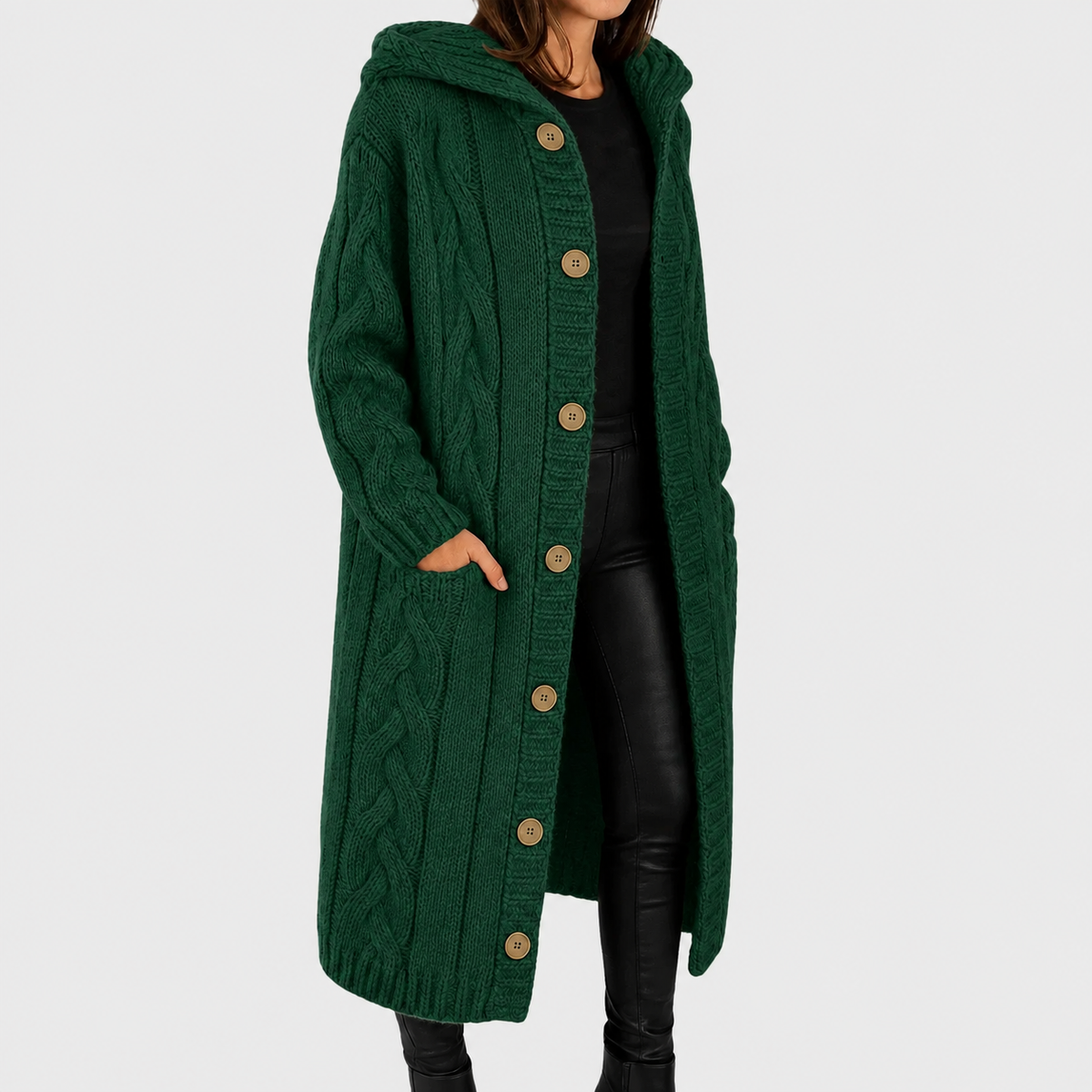 Cadence Elegant Cosy Coat - Soft Structured Design, Flattering Fit, Warmth 7
