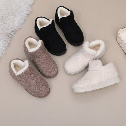 Women's fleece-lined ankle slipper boots, additional photo