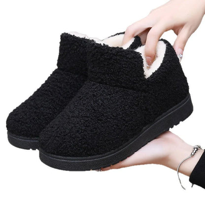 Women's fleece-lined ankle slipper boots, additional photo