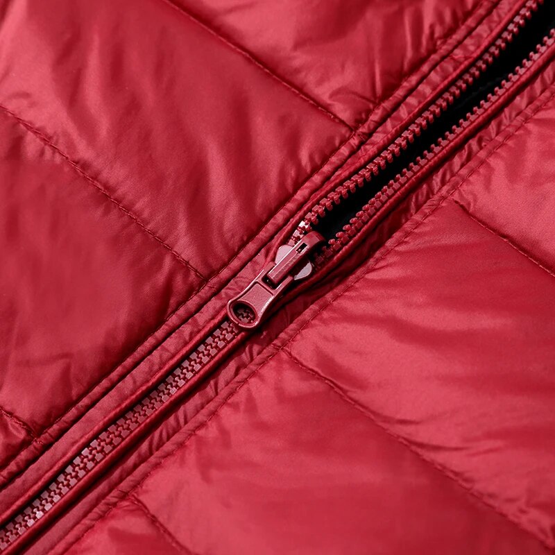 Women's lightweight down puffer jacket, additional view