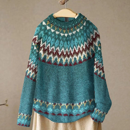 Women's Fair Isle crew-neck sweater, additional photo