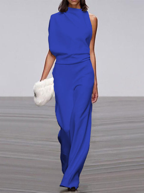Chic Sleeveless Wide Leg Jumpsuit for Effortless Style and Comfort 4