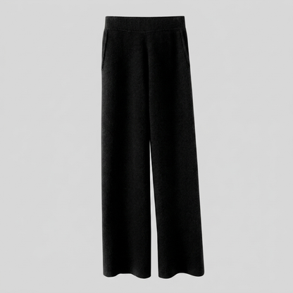 Cleo High-Waisted Soft Fabric Pants with Elastic Waistband for Comfort 5