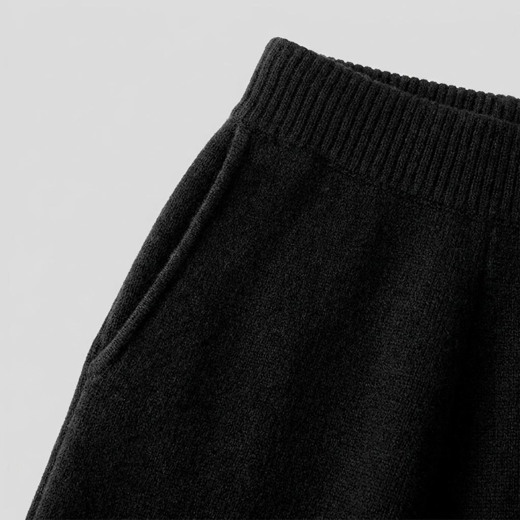 Cleo High-Waisted Soft Fabric Pants with Elastic Waistband for Comfort 6