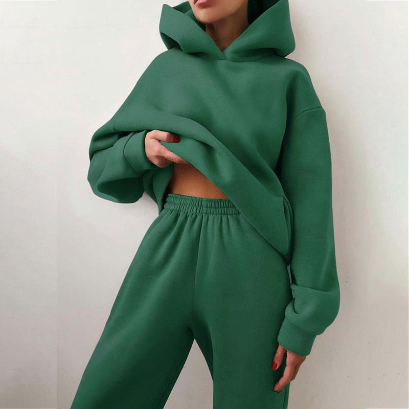 ComfortEase - Women's Jogging Suit Set, Soft Fabric, Relaxed Fit, Elastic Waistband 8