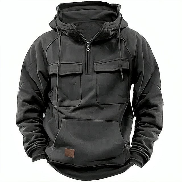 Connor High Quality Fleece Lined Hoodie with Adjustable Hood for Winter 0
