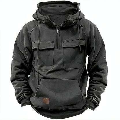 Connor High Quality Fleece Lined Hoodie with Adjustable Hood for Winter 0