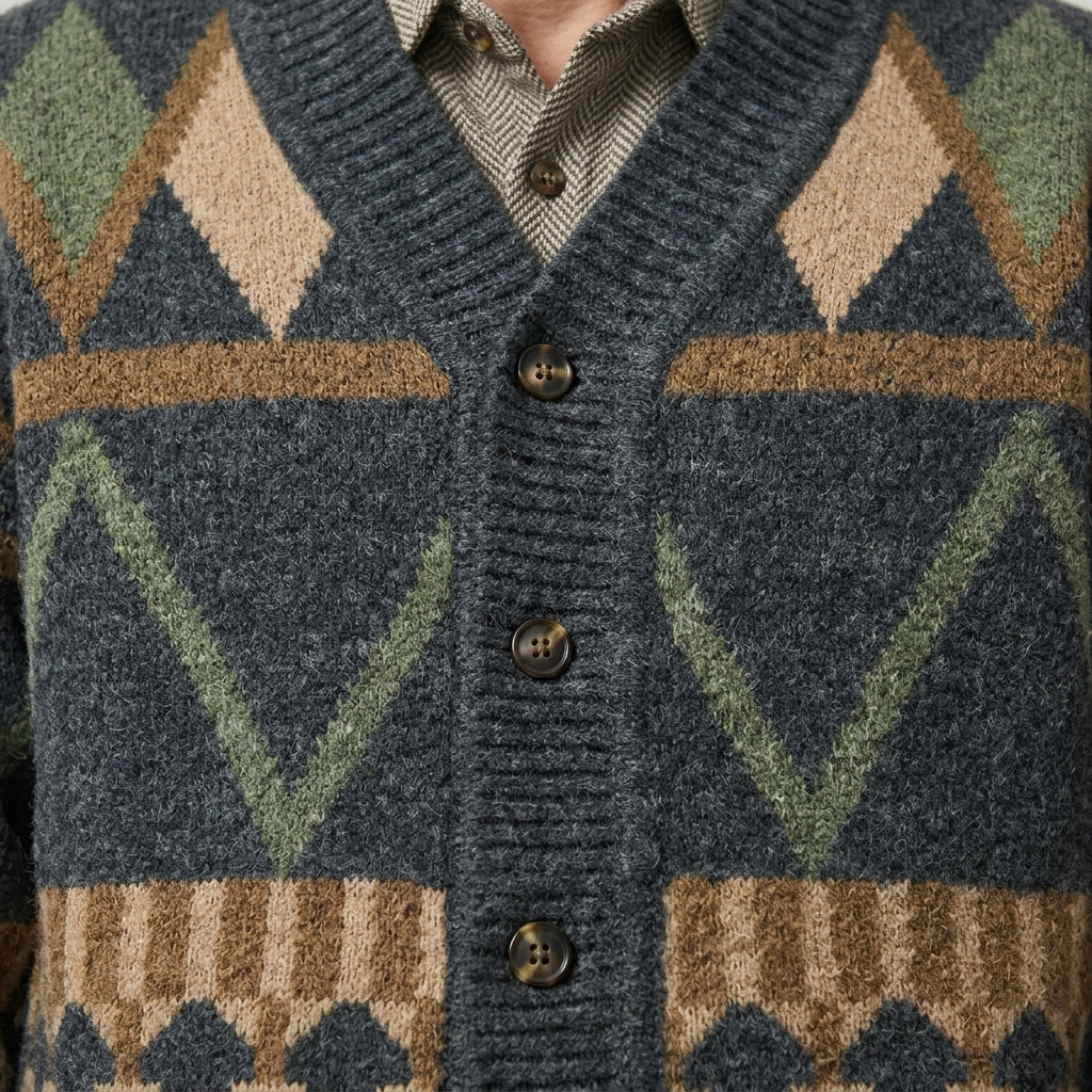 CozyFit - Soft Knit Regular Fit Cardigan Sweater for Versatile Layering 1