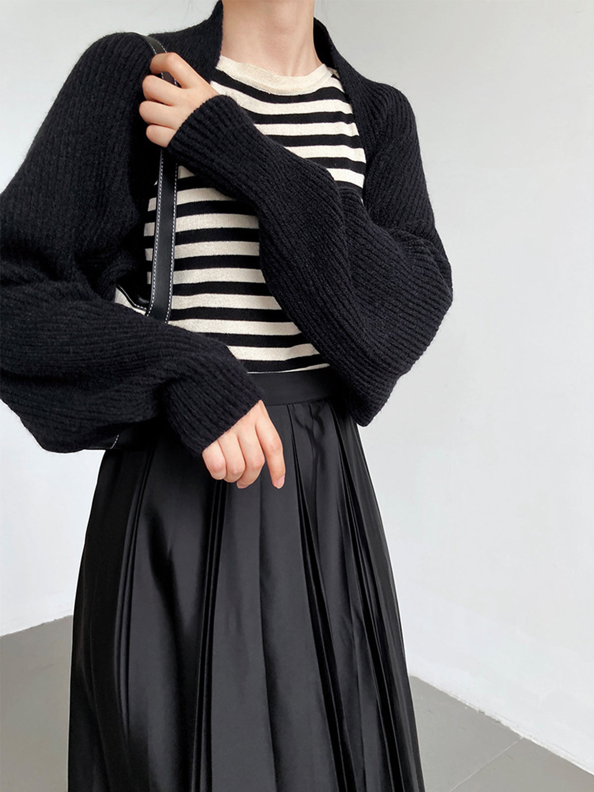 CozyKnit - Solid Open-Front Womens Shrug Sweater with Stretch for Casual Comfort 4