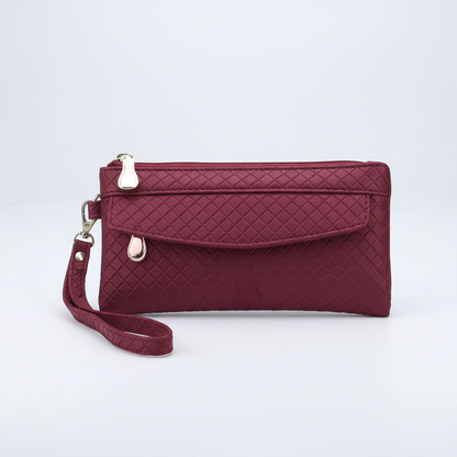 ElegantPurse - PU Leather Wallet with Phone Compartment & Zip Closure 2