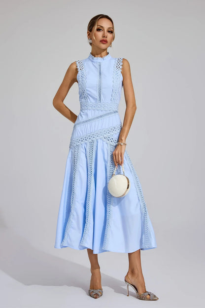 Elegant Lace Midi Dress for Summer Weddings, Cocktail & Formal Events 6