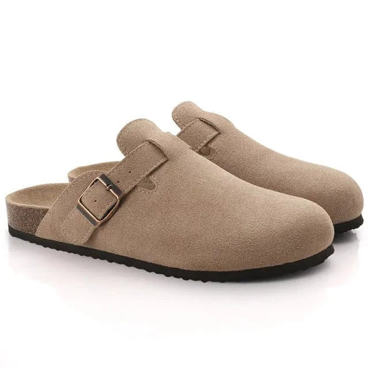 Elegant Suede Slippers - Comfortable Classic Fit for Sophisticated Style 0
