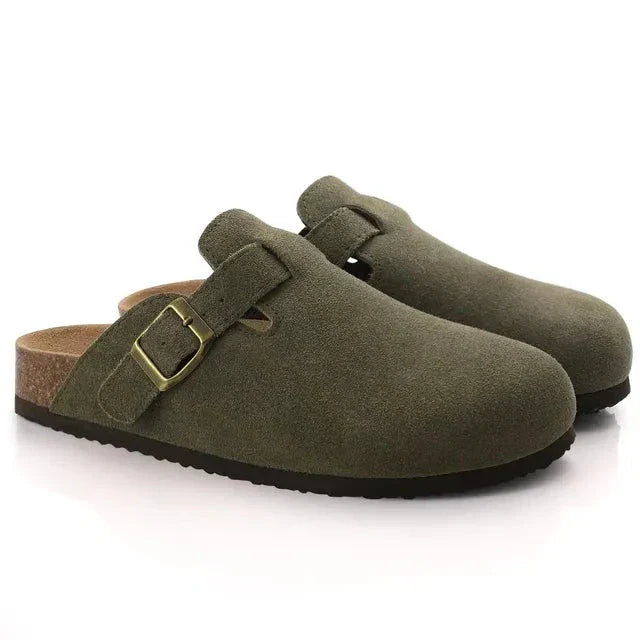 Elegant Suede Slippers - Comfortable Classic Fit for Sophisticated Style 3