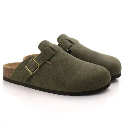 Elegant Suede Slippers - Comfortable Classic Fit for Sophisticated Style 3
