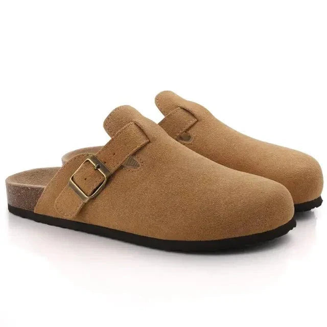Elegant Suede Slippers - Comfortable Classic Fit for Sophisticated Style 4