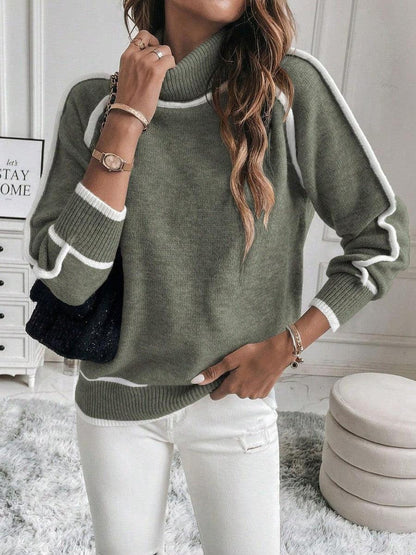Elegant Warm Lined Women's Sweater with Soft Cozy Interior for Versatile Styling 0